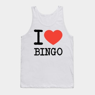 i love bingo Tank Top